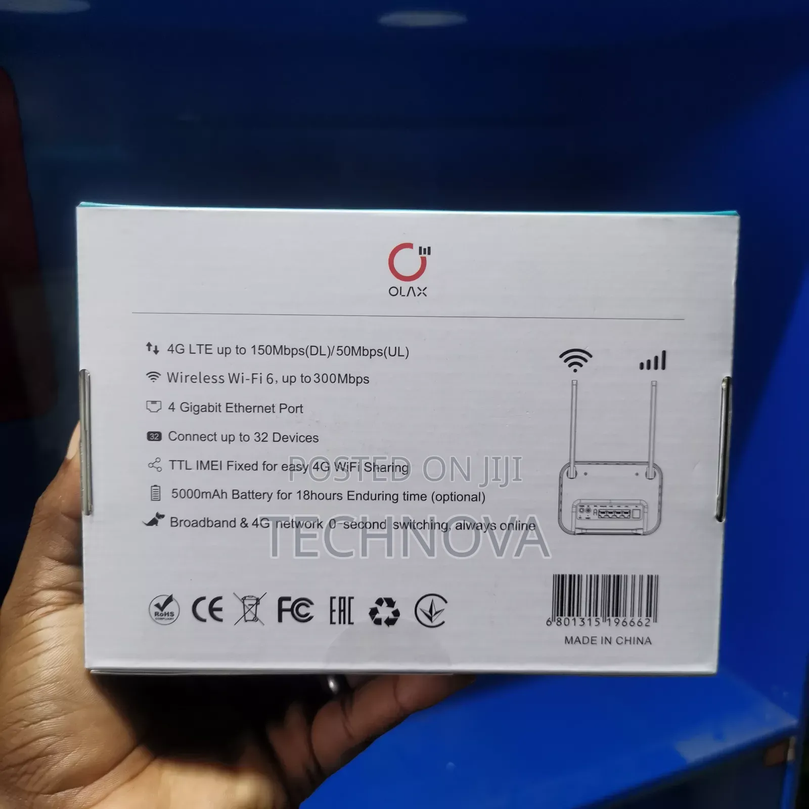 Olax Ax8 Router