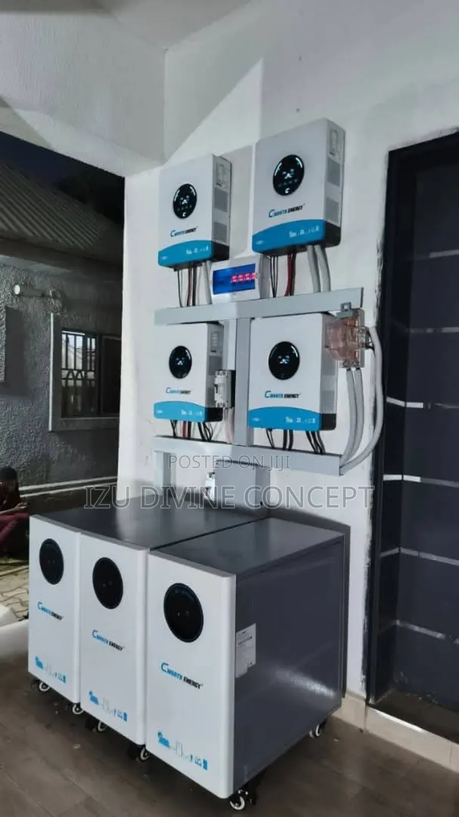 24kva Inverter Setup and 45 KWH Lithium Battery Backup