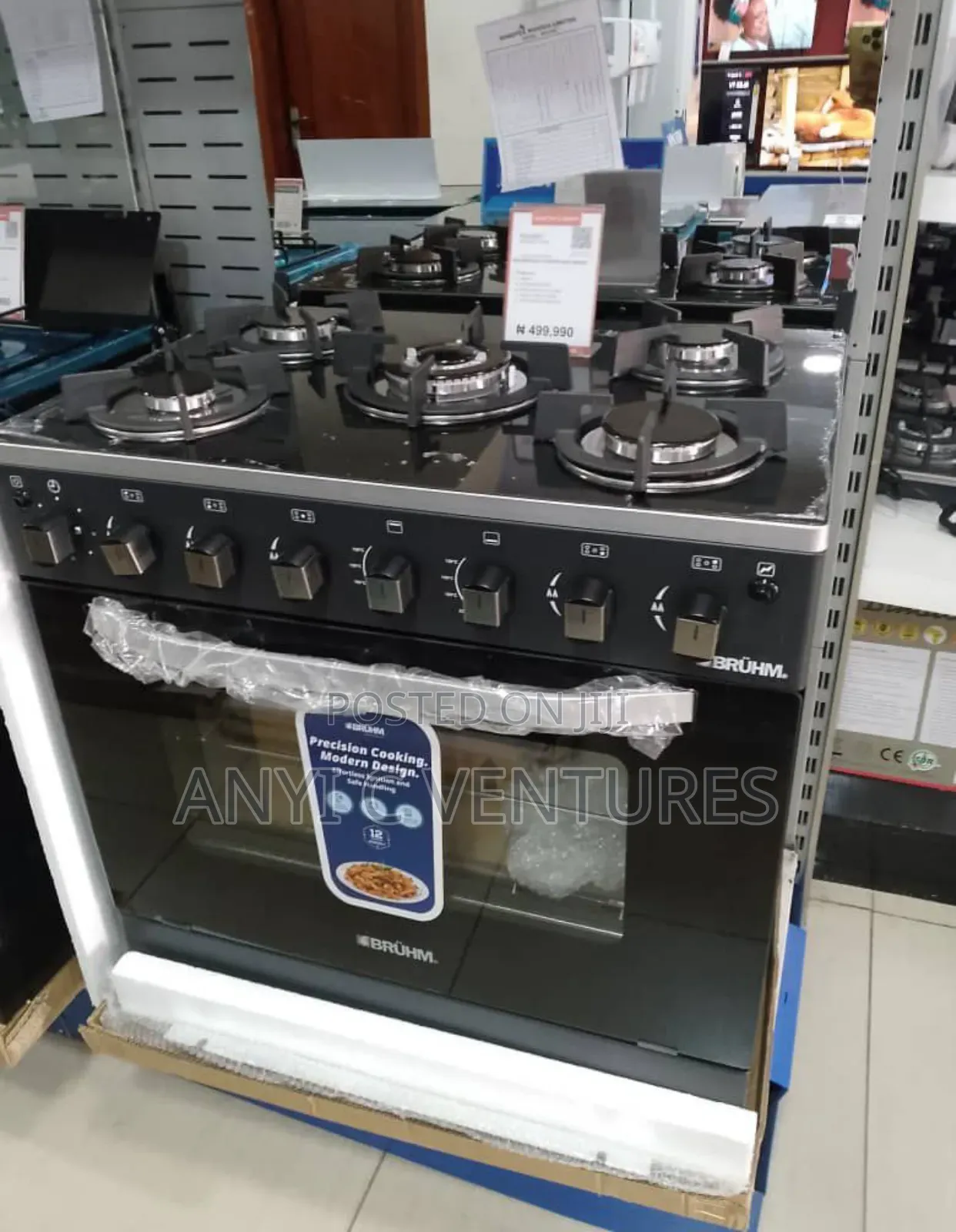 Bruhm 5 Burner Gas Cooker