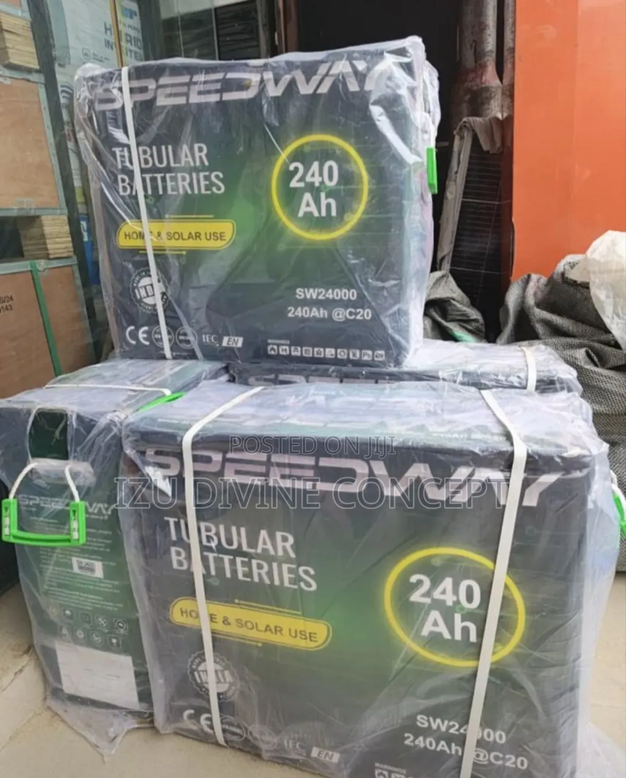 240amps Tubular Battery
