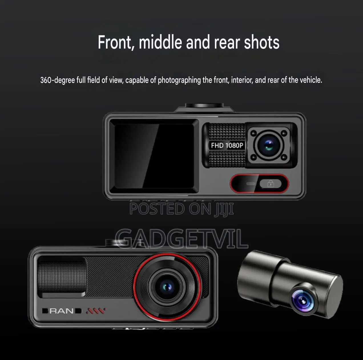 1080p Recording Wifi Phone Interconnection Night Vision DVR Dashcam