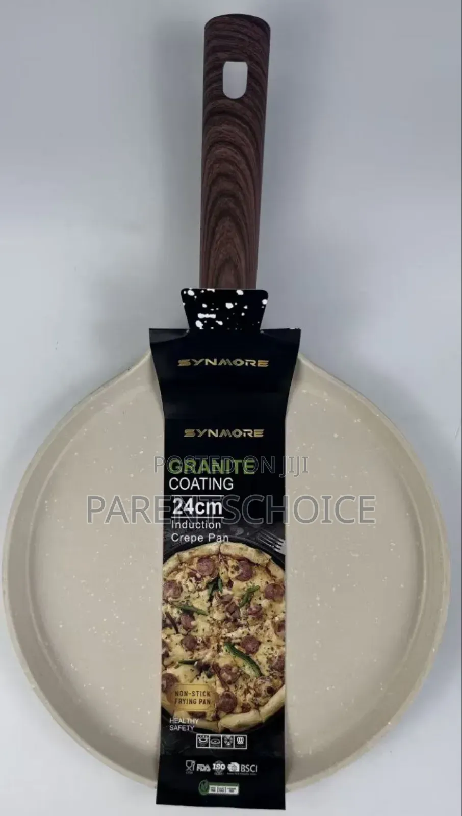 24cm Granite Crepe Frying Pan With Induction Bottom
