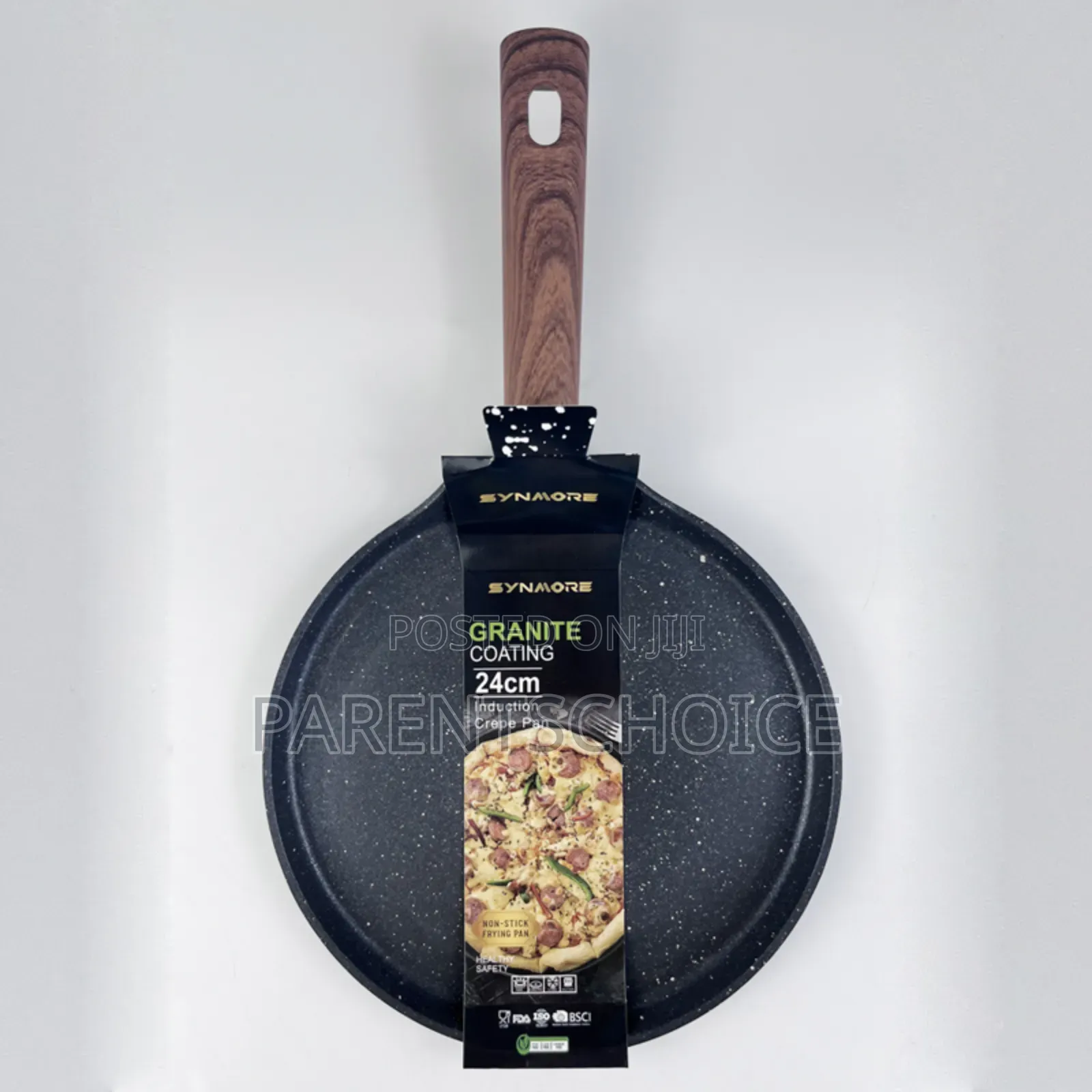 24cm Granite Crepe Frying Pan With Induction Bottom