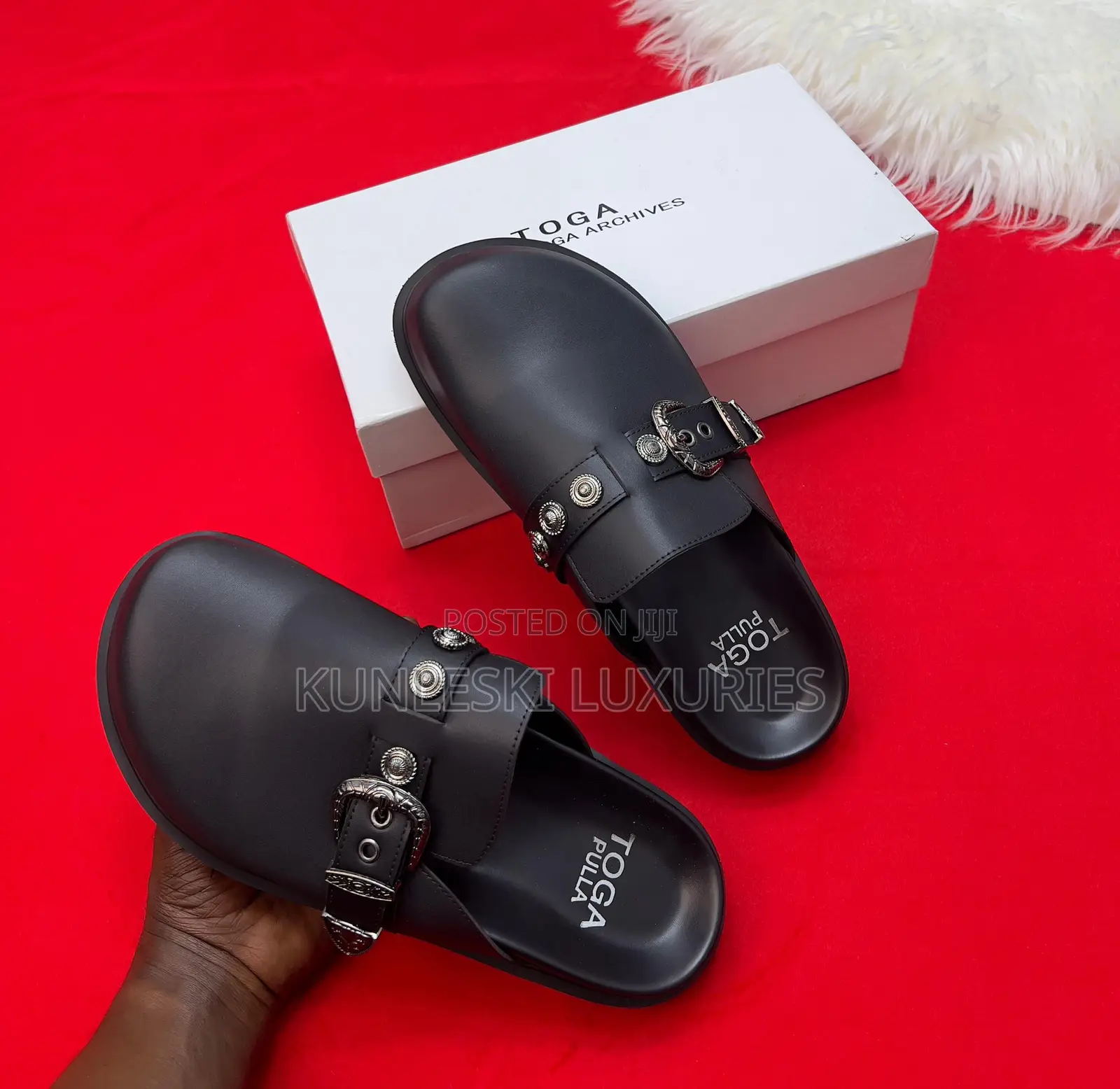 Original Toga Virilis Studded Men Half Shoe