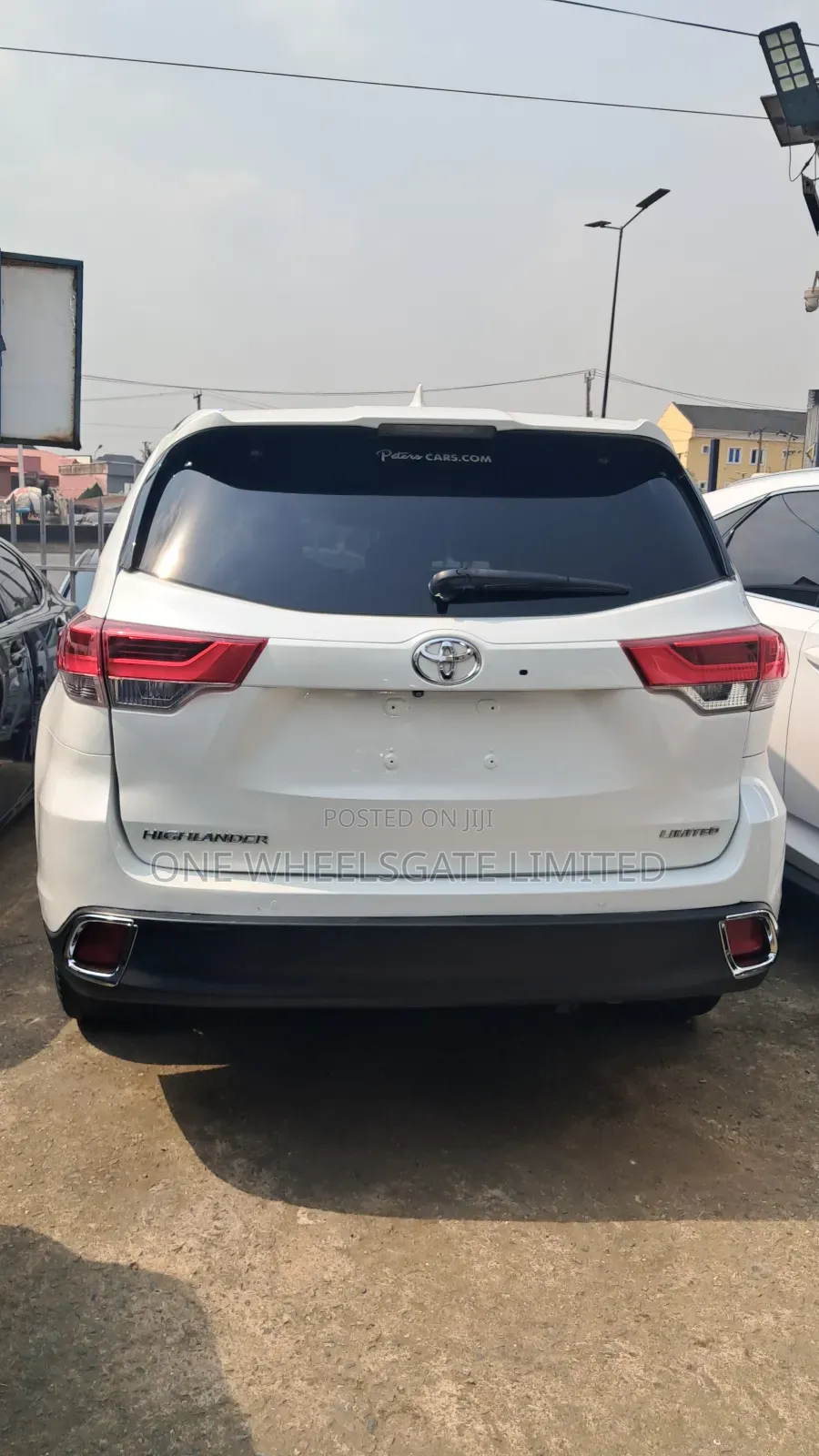 Toyota Highlander Limited 4x4 V6 (3.5L 6cyl 8A) 2018 White