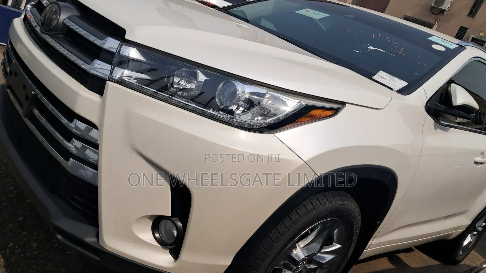 Toyota Highlander Limited 4x4 V6 (3.5L 6cyl 8A) 2018 White