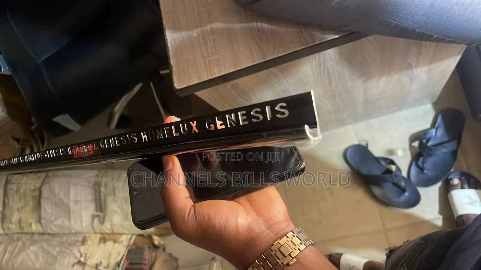 Thick Black Genesis Tiles Trim