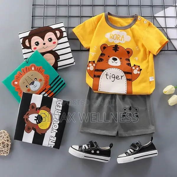 2-Piece Baby Clothing Outfit Set With T-Shirt and Shorts (3-9 Months)