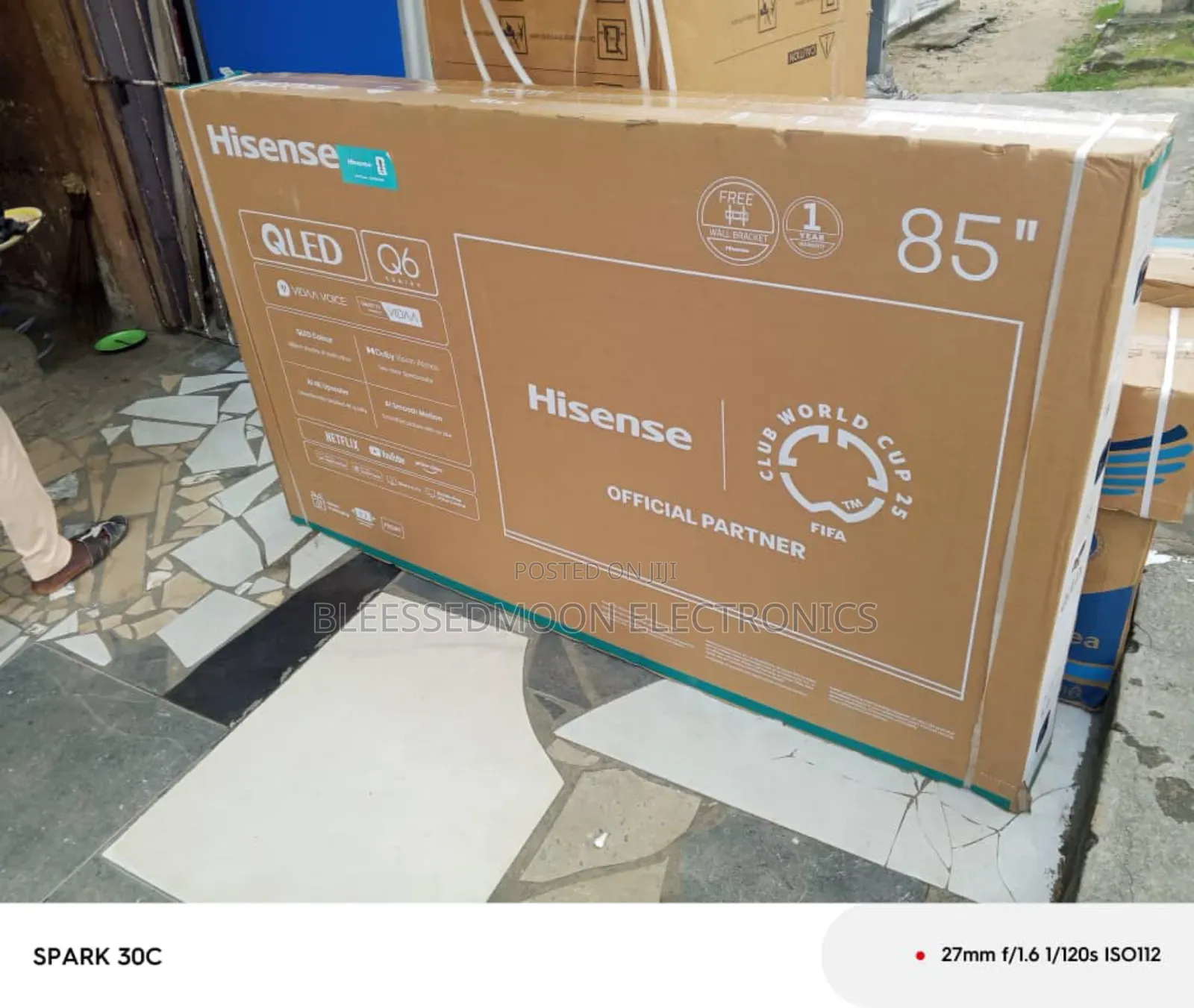 Hisense 85inches Qled Television Q6 With 5 Years Company Warranty