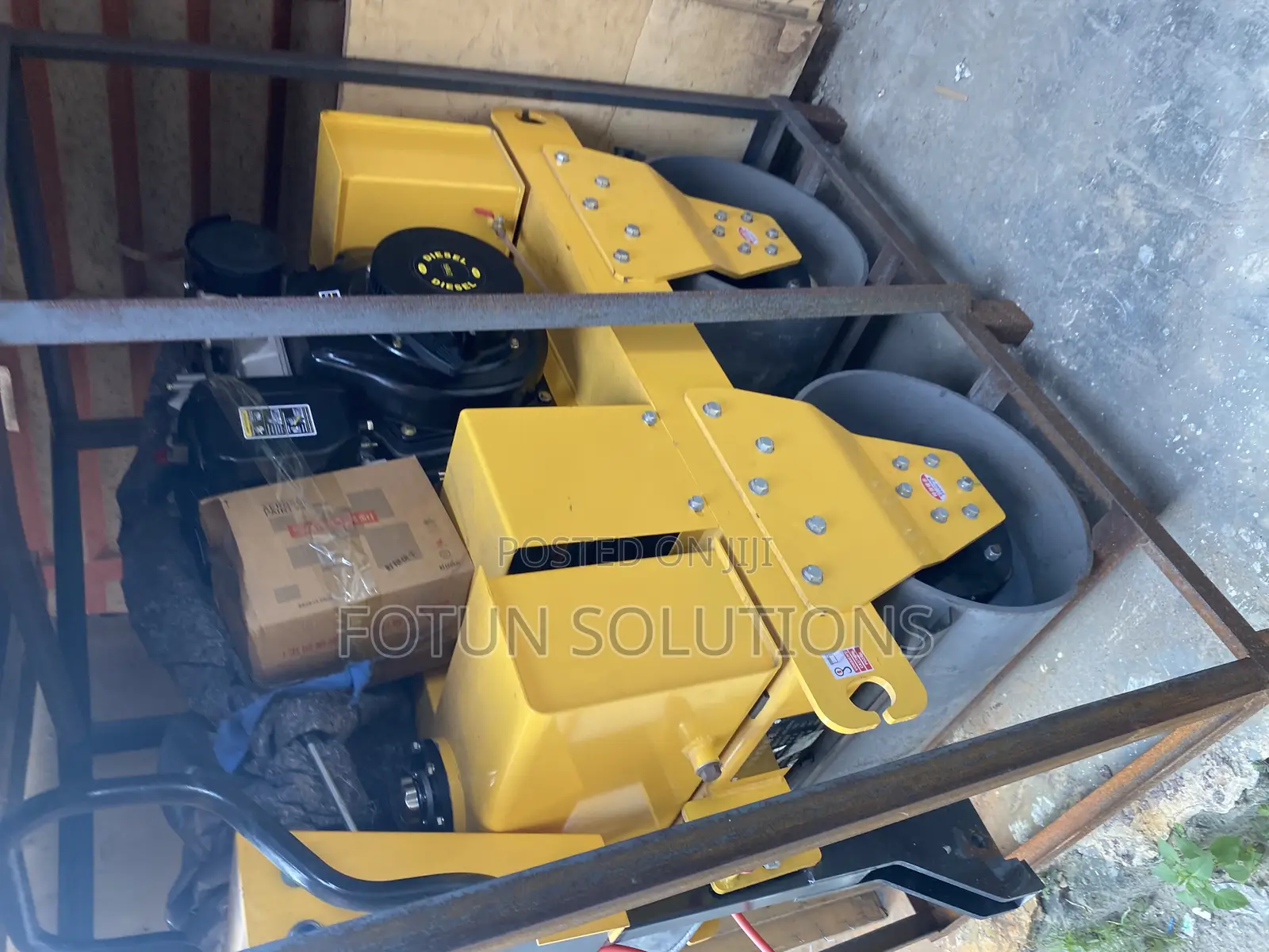 Hand Double Drum Compactor Machine