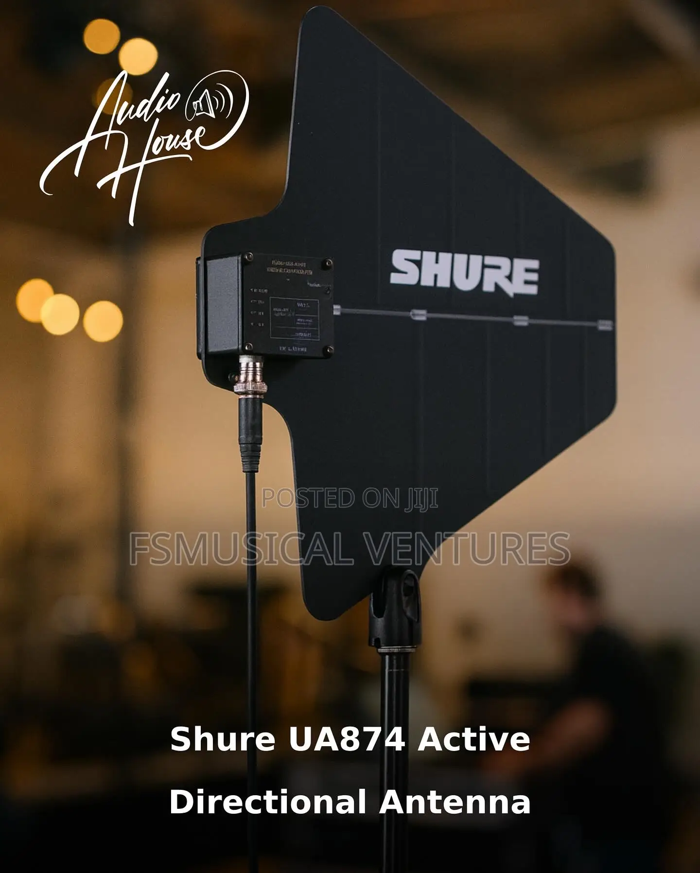 Shure Ua844+Swb Uhf Wideband Antenna Distribution System