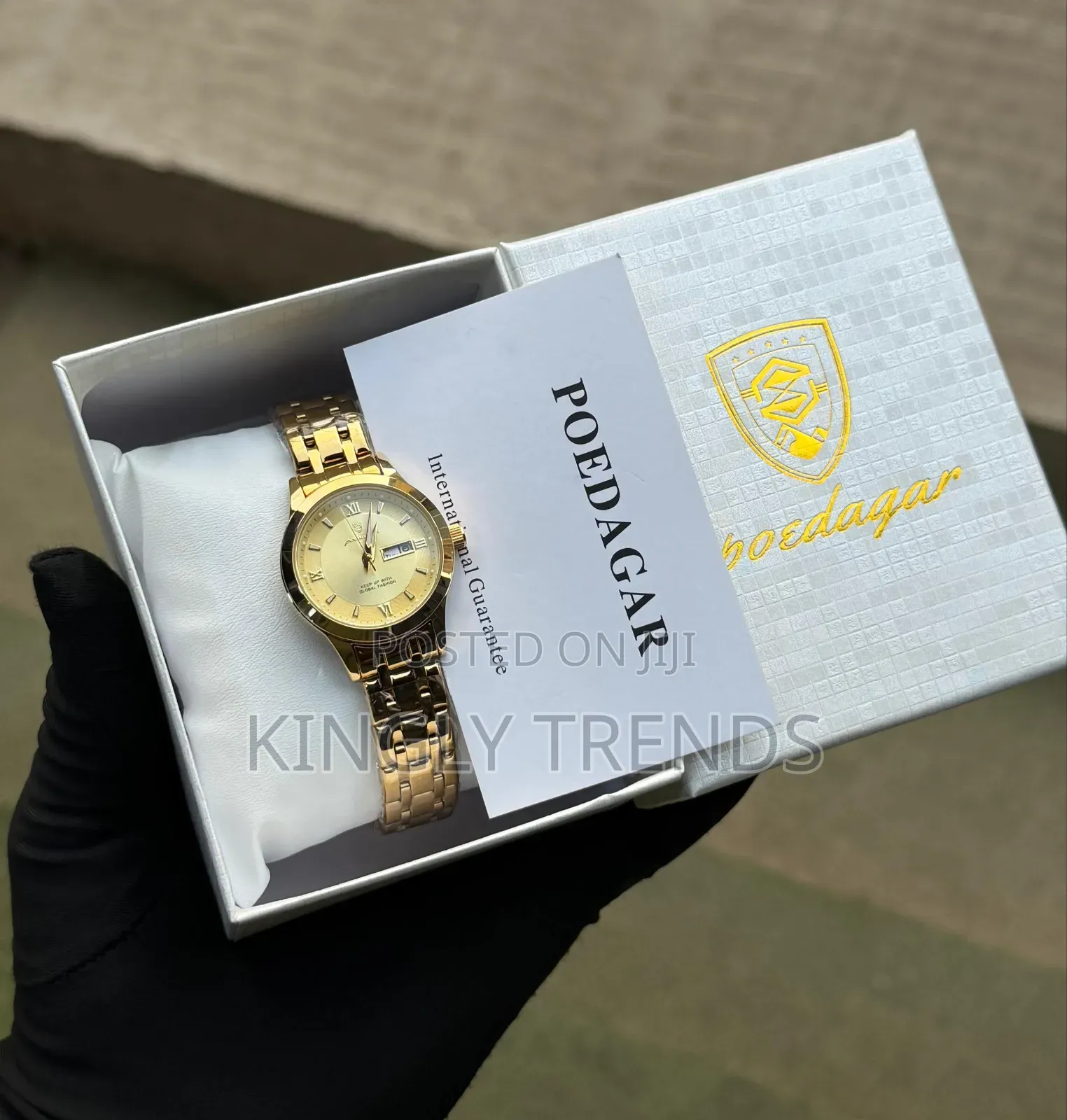 High Quality Poedagar Female Chain Wristwatch