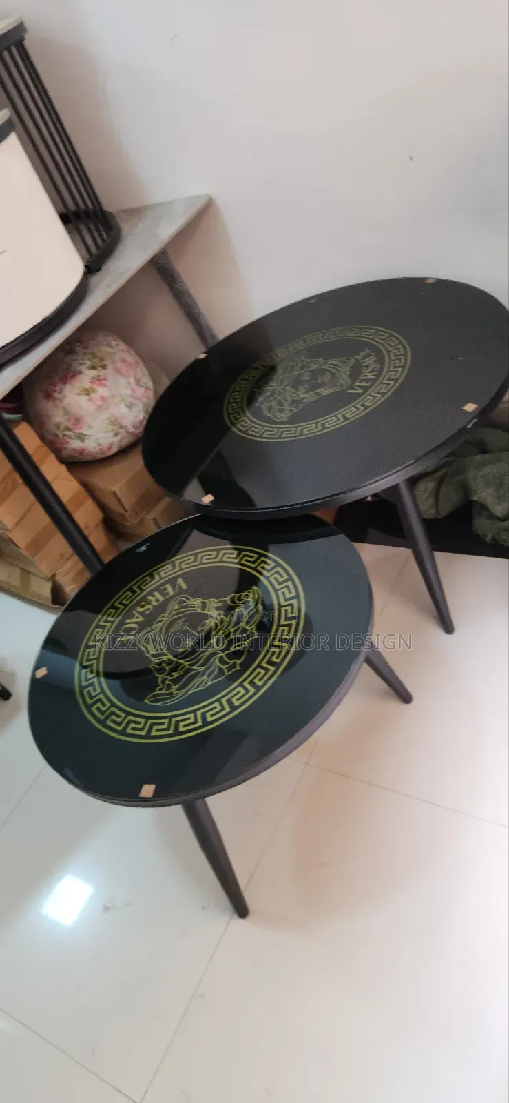 Versace 1+1 Center Table Glass Top