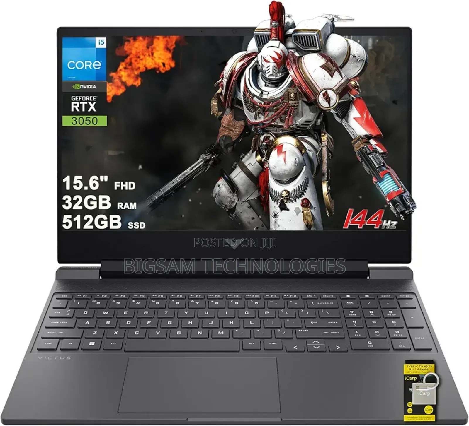 New Laptop HP Victus 15 16GB AMD Ryzen 7 SSD 512GB