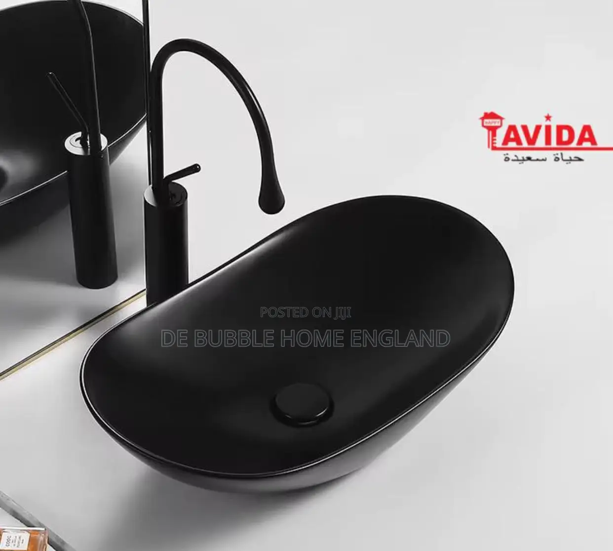 Executive Countertop Basin Black