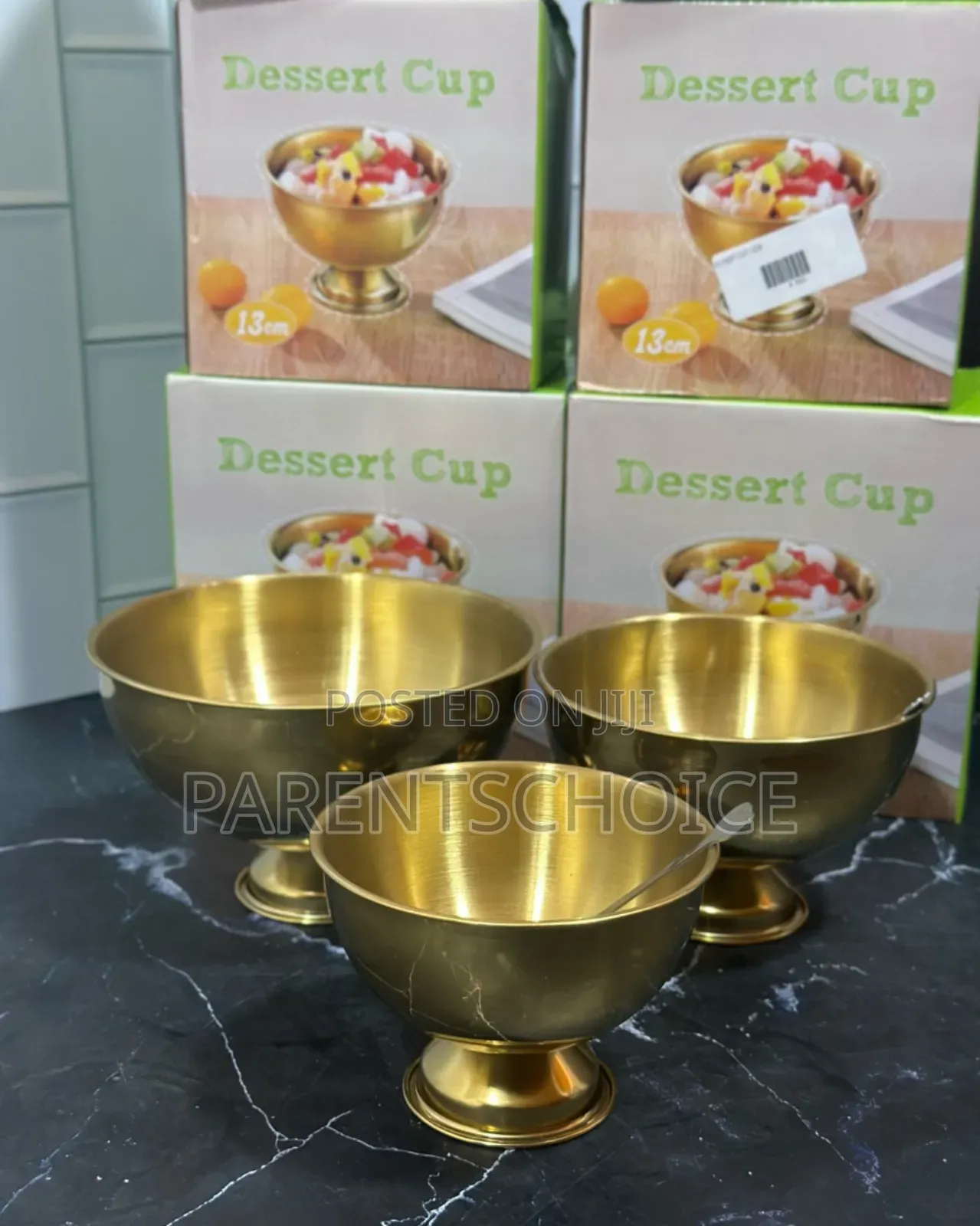 Stainless Steel Ice Cream Cup Salad Bowl Dessert Cup