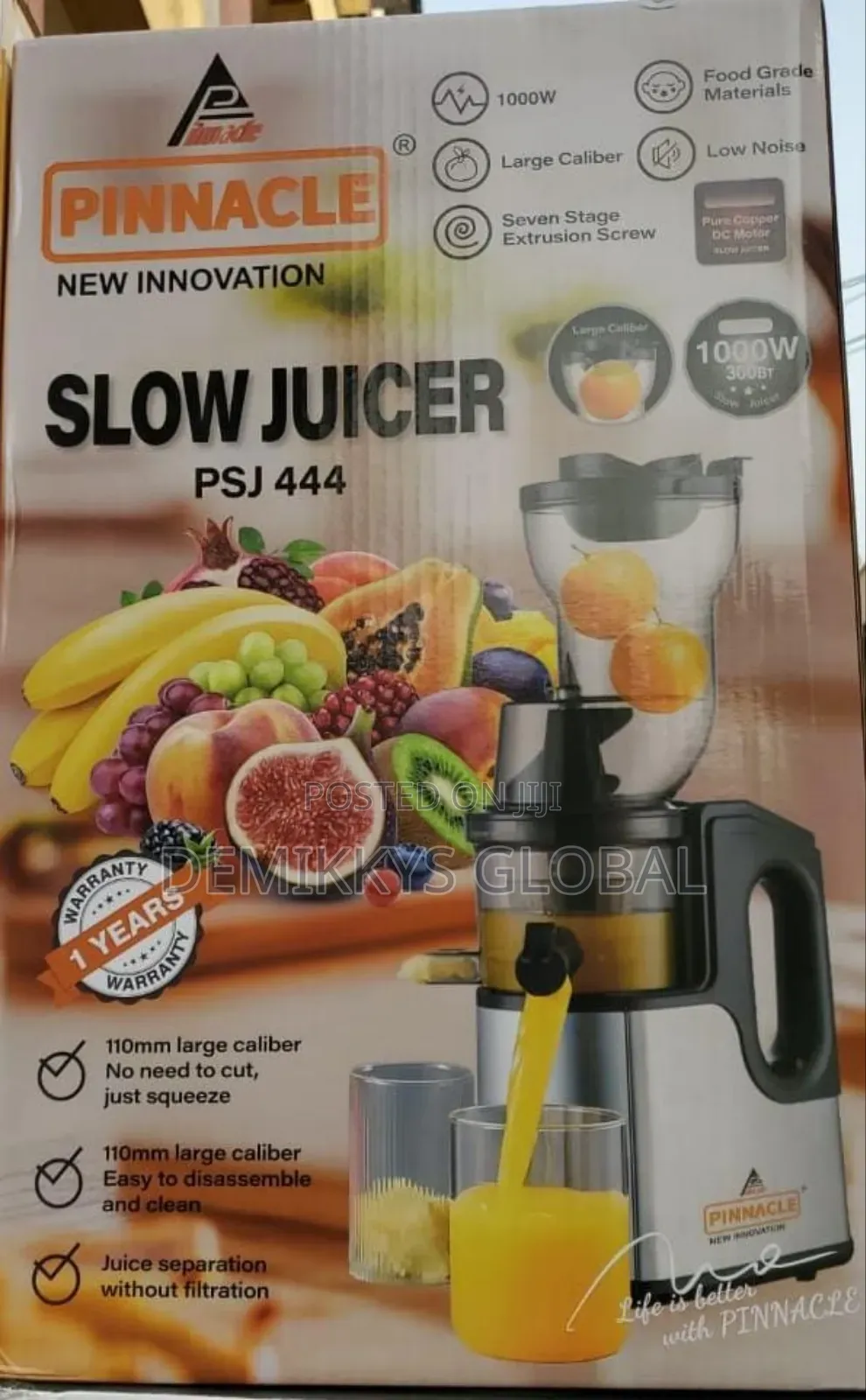 Pinnacle Slow Juicer Machine