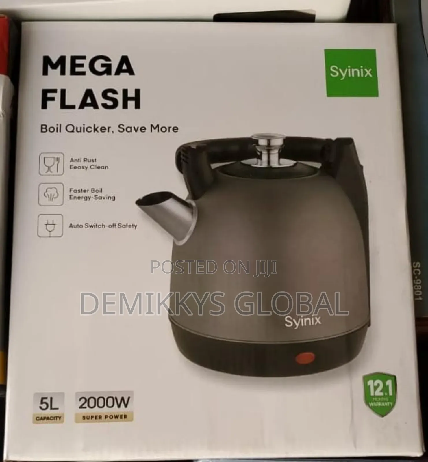 Syinix Electric Kettle 5l