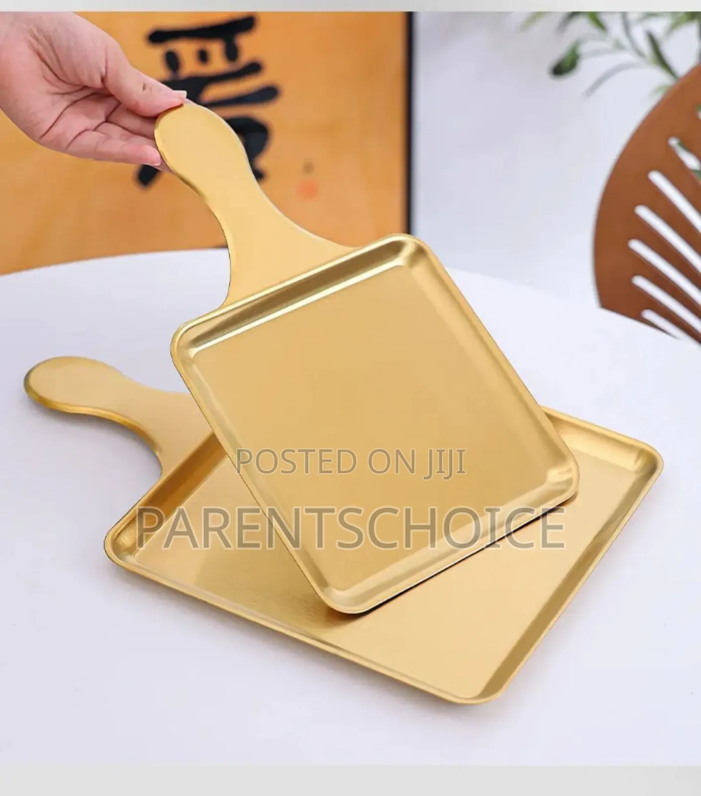Stainless Steel Plates With Handle