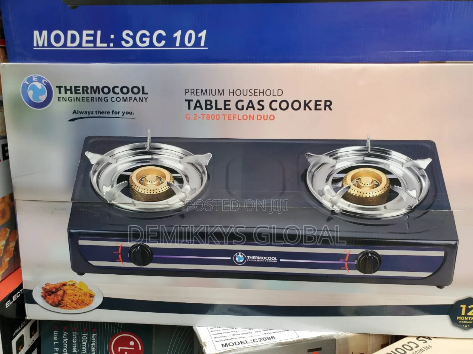 Thermocool Nonstick Table Top Gas Burner