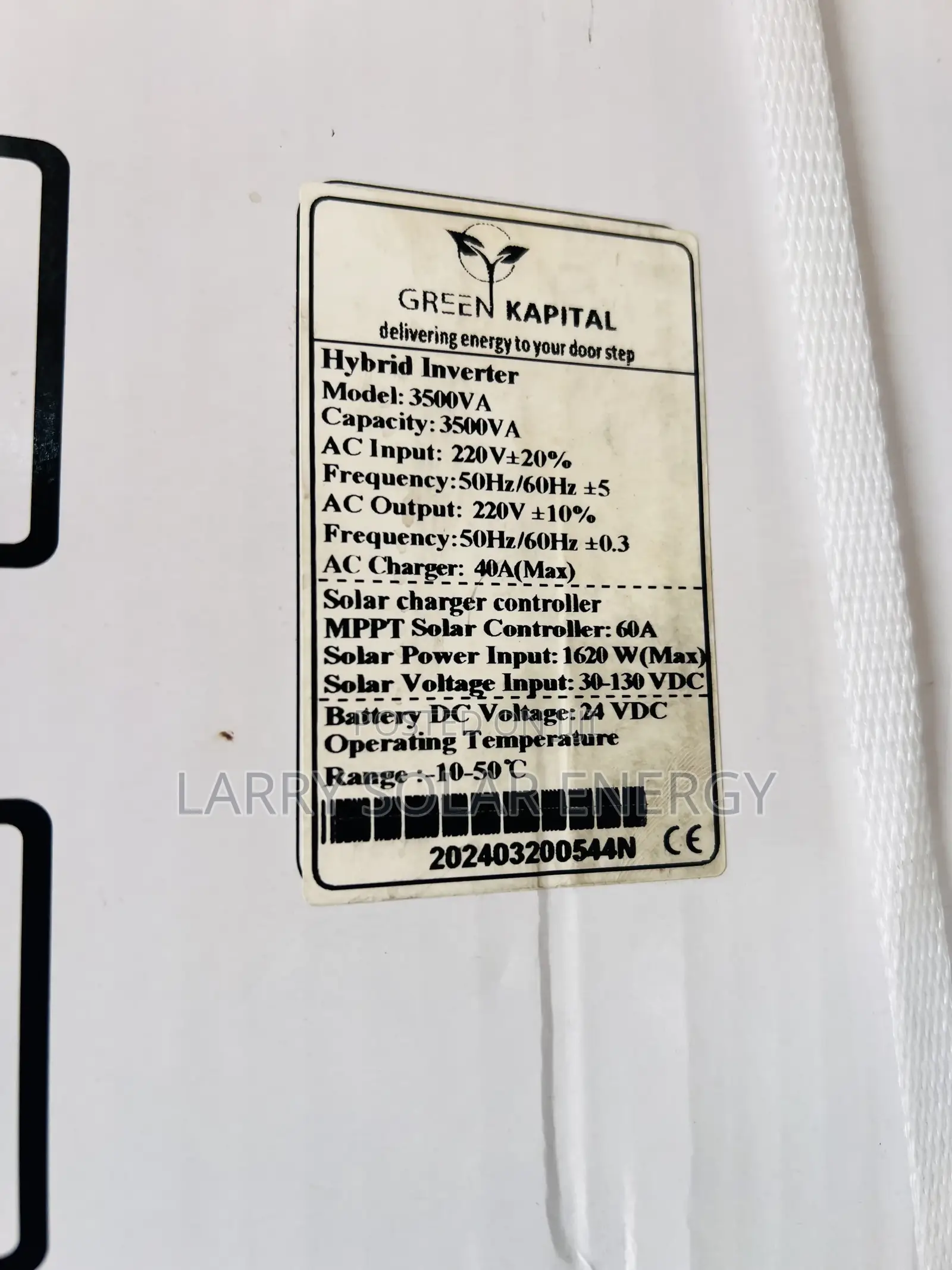 3.5kva Hybrid Inverter