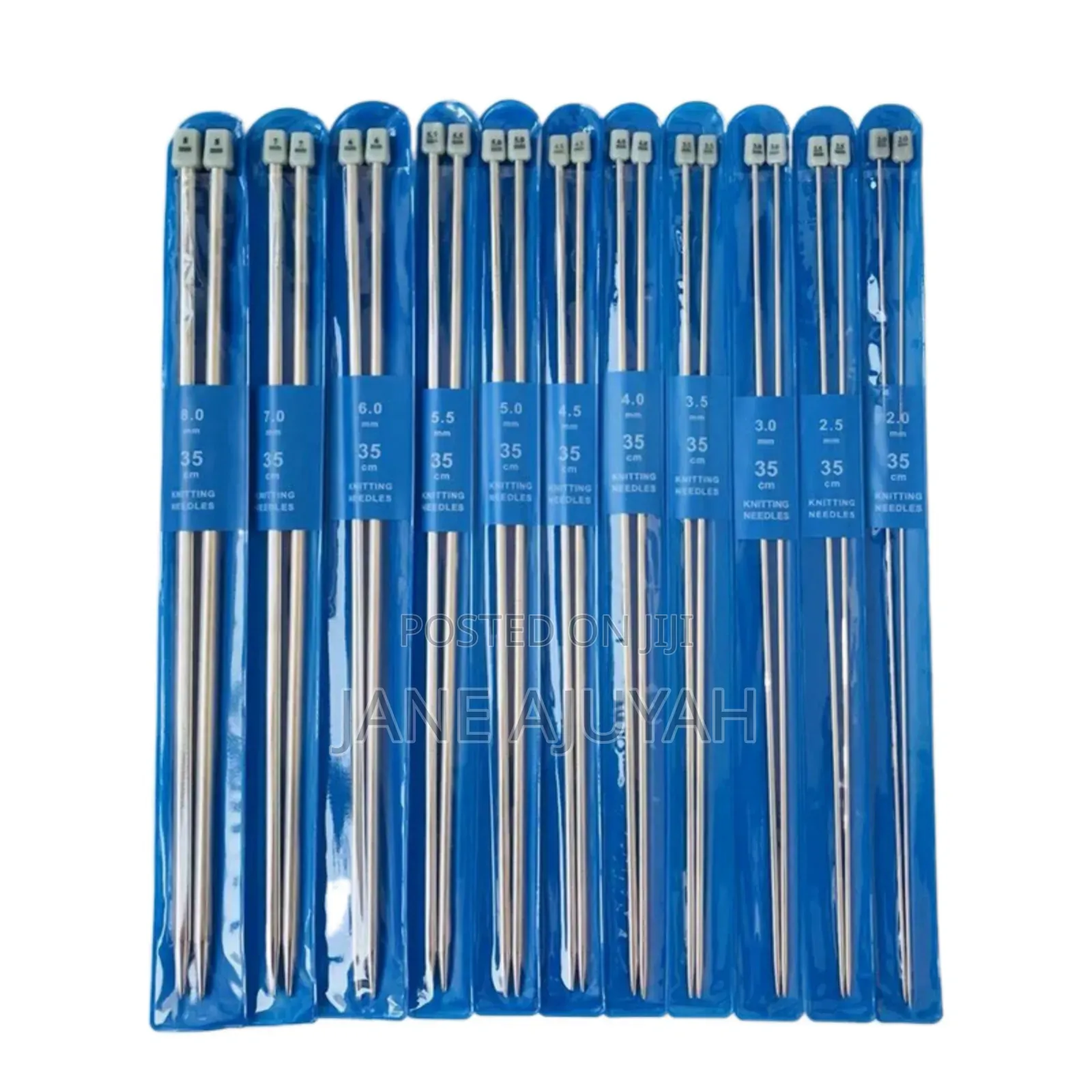35cm Straight Knitting Needles Stainless Steel Crochet Hook