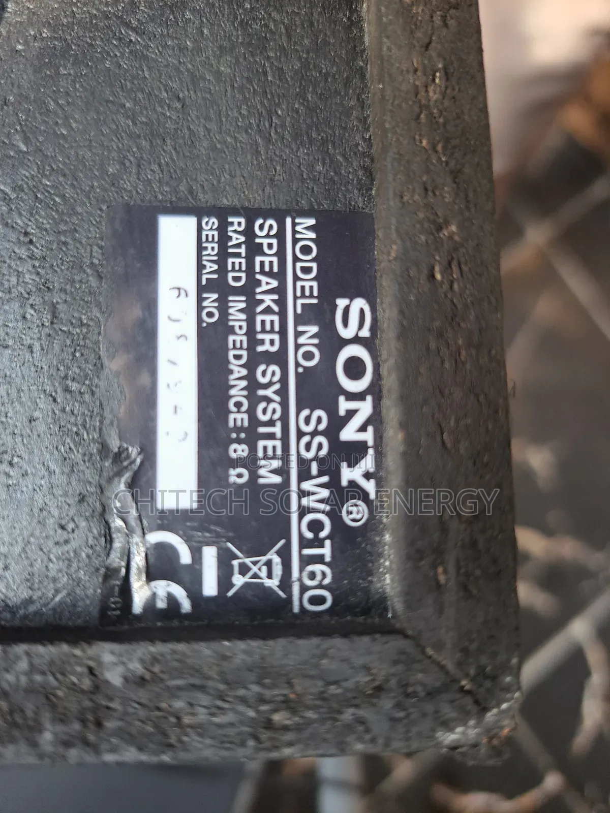 Sony Sa-Ct60 Soundbar