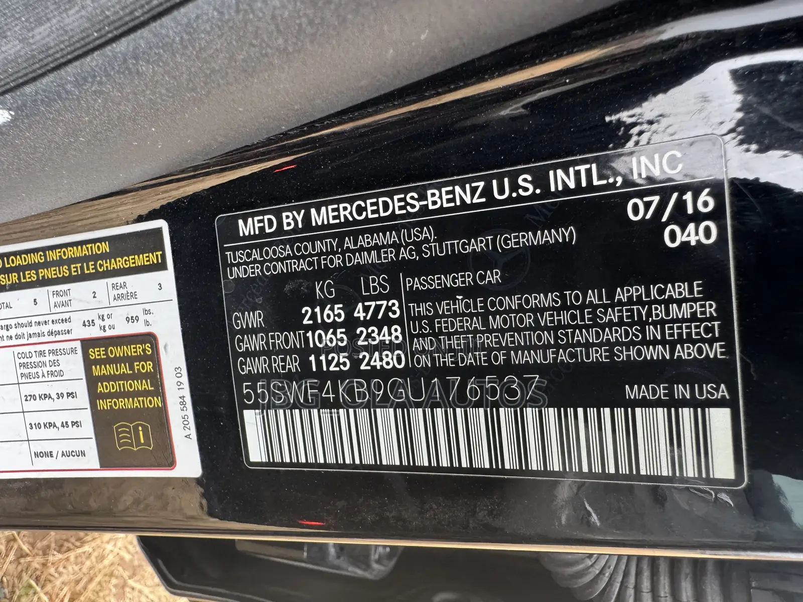 Mercedes-Benz C300 Luxury 4Matic Sedan AWD (2.0L 4cyl 7A) 2016 Black