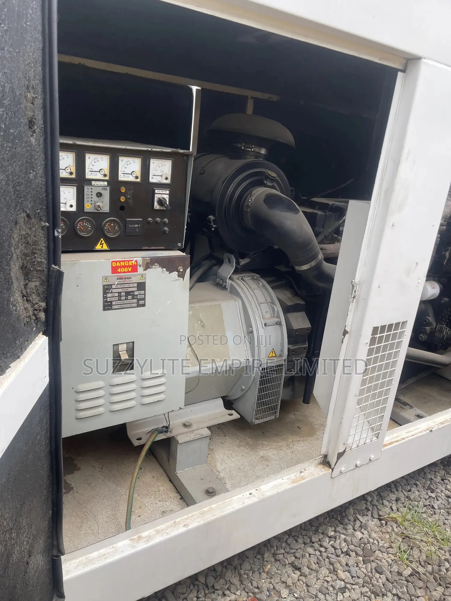 250kva Mikano Soundproof Generator Fairly Used