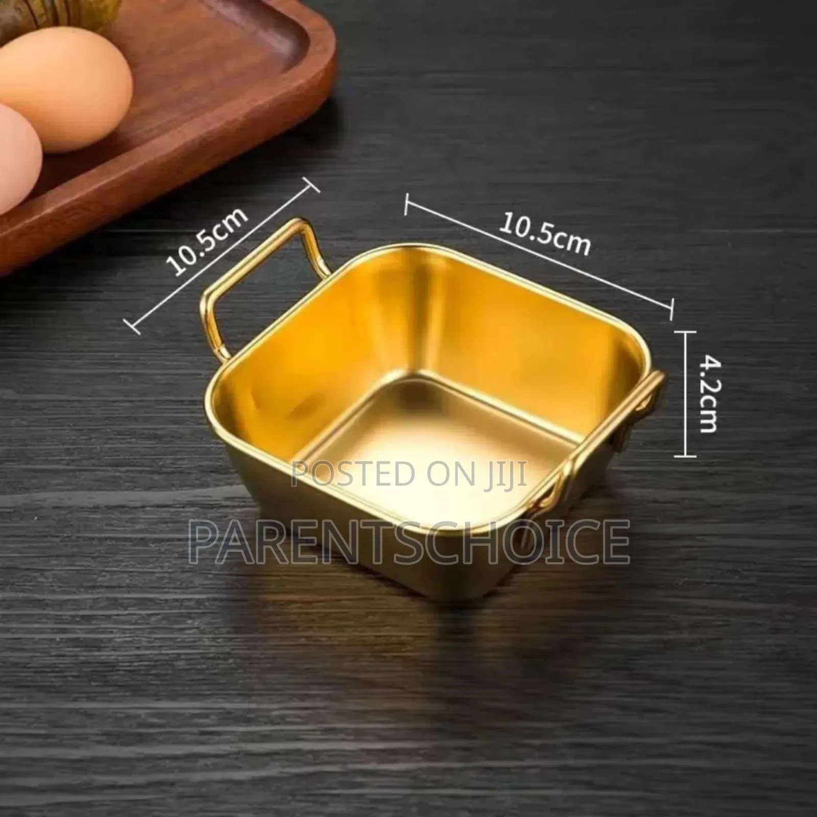 Stainless Steel Square Small Chops Plate
