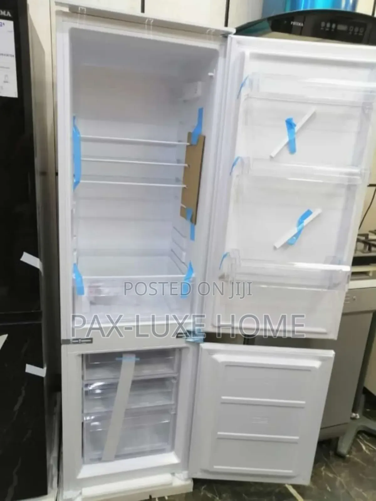 Cabinet Mounted Double Door Fridge(300l) With Warranty