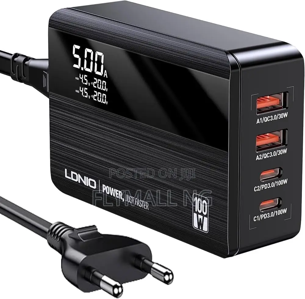 Ldnio 100w Gan Super Fast Charger A4809c