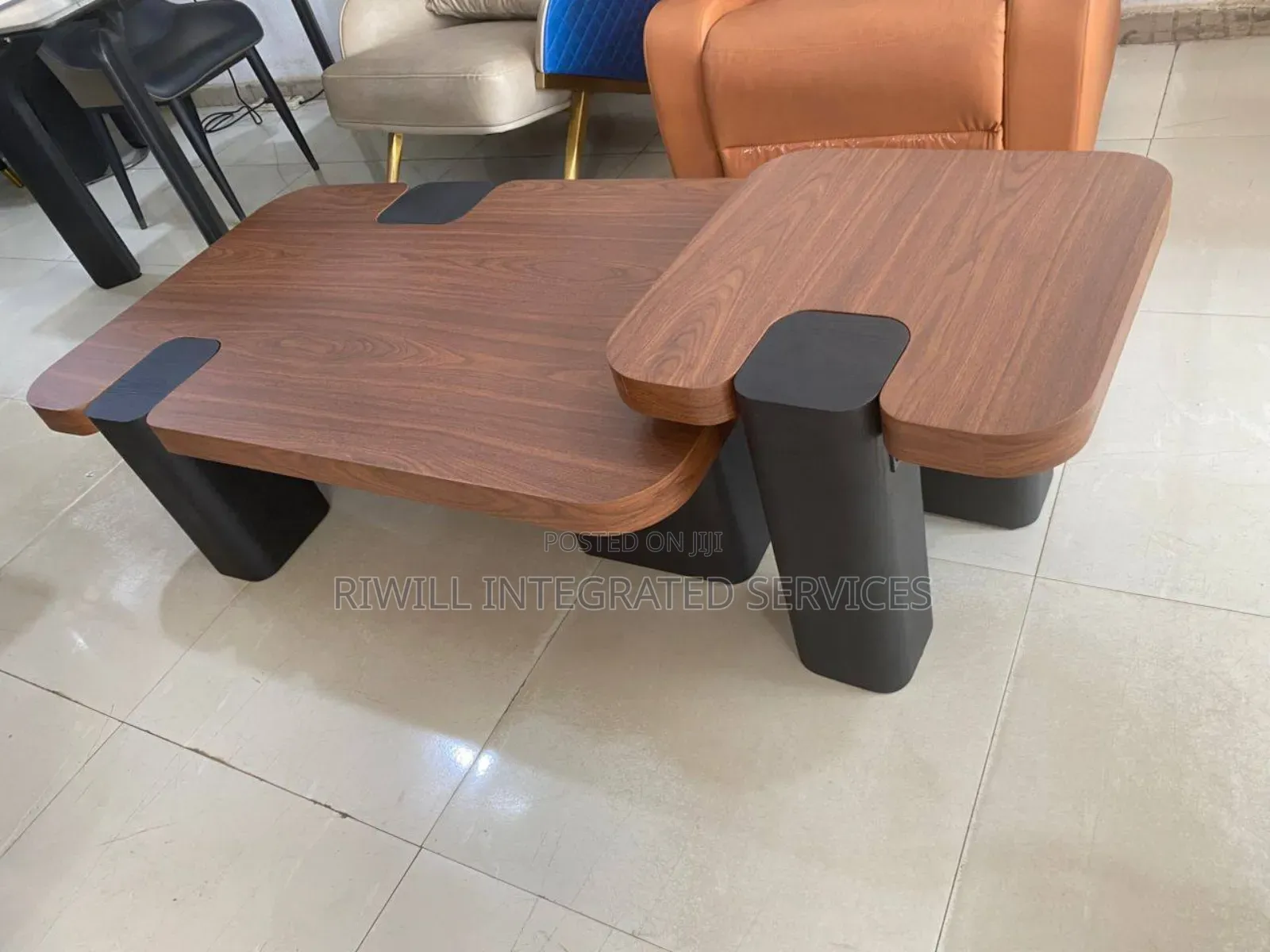 Two in One Wooden Center Table