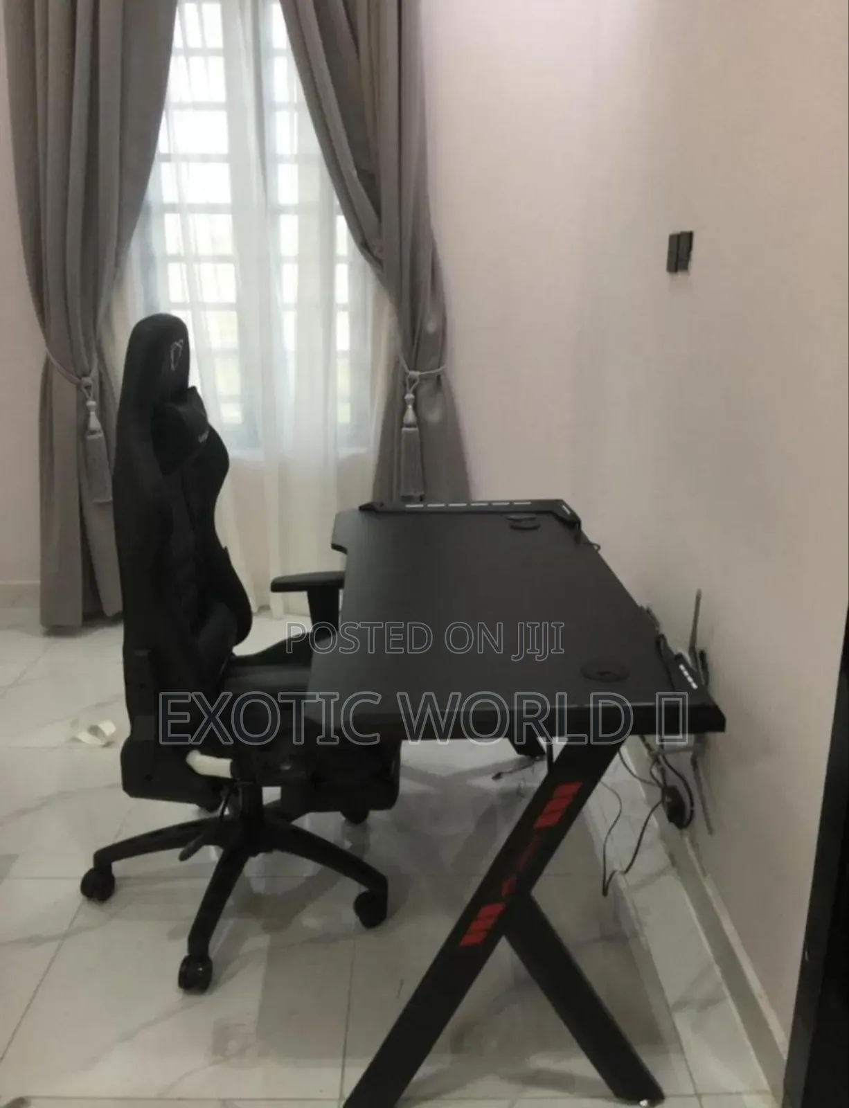 Exotic Game Chair and Table