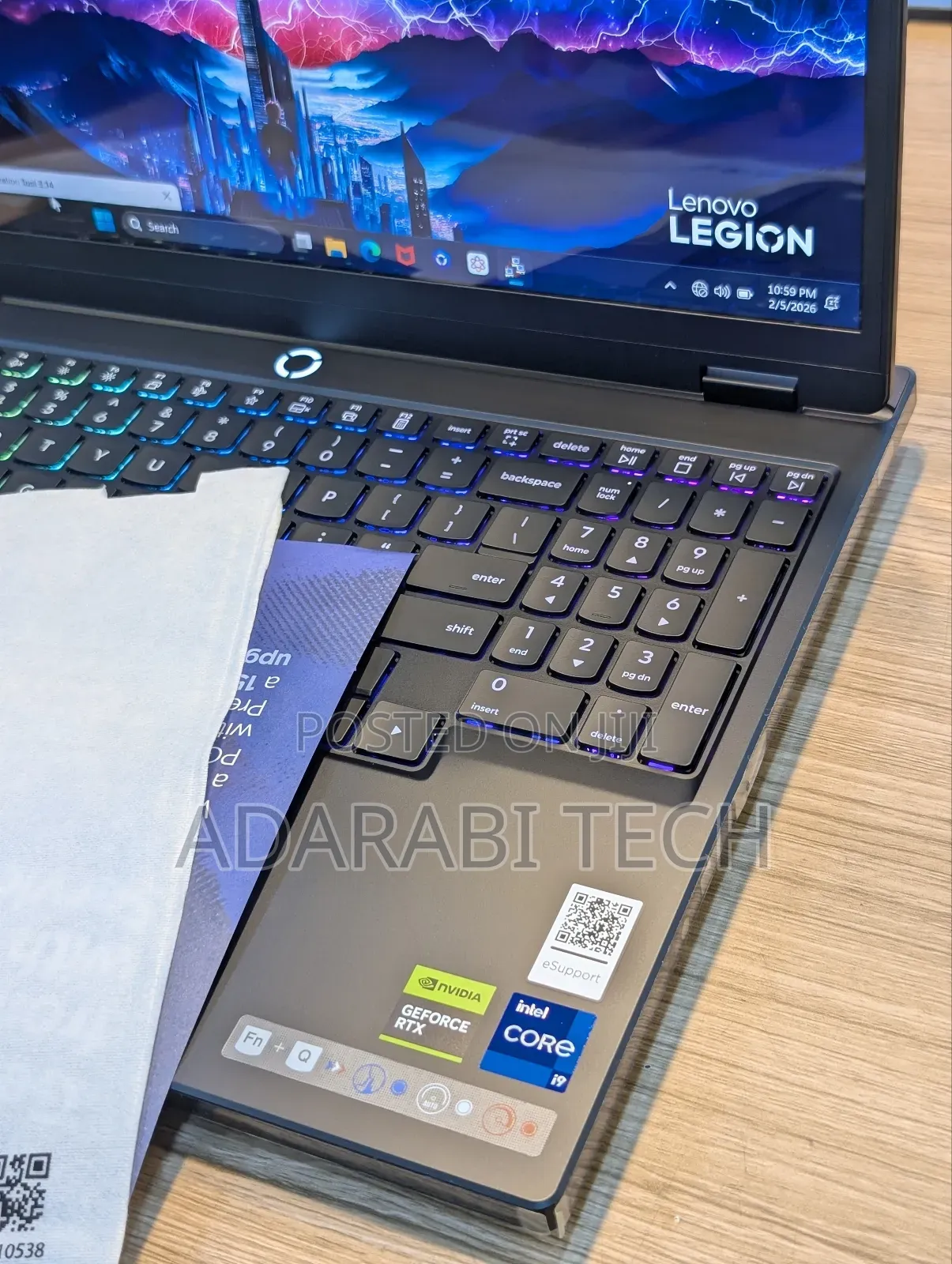 New Laptop Lenovo Legion 5 16GB Intel Core I9 SSD 1T