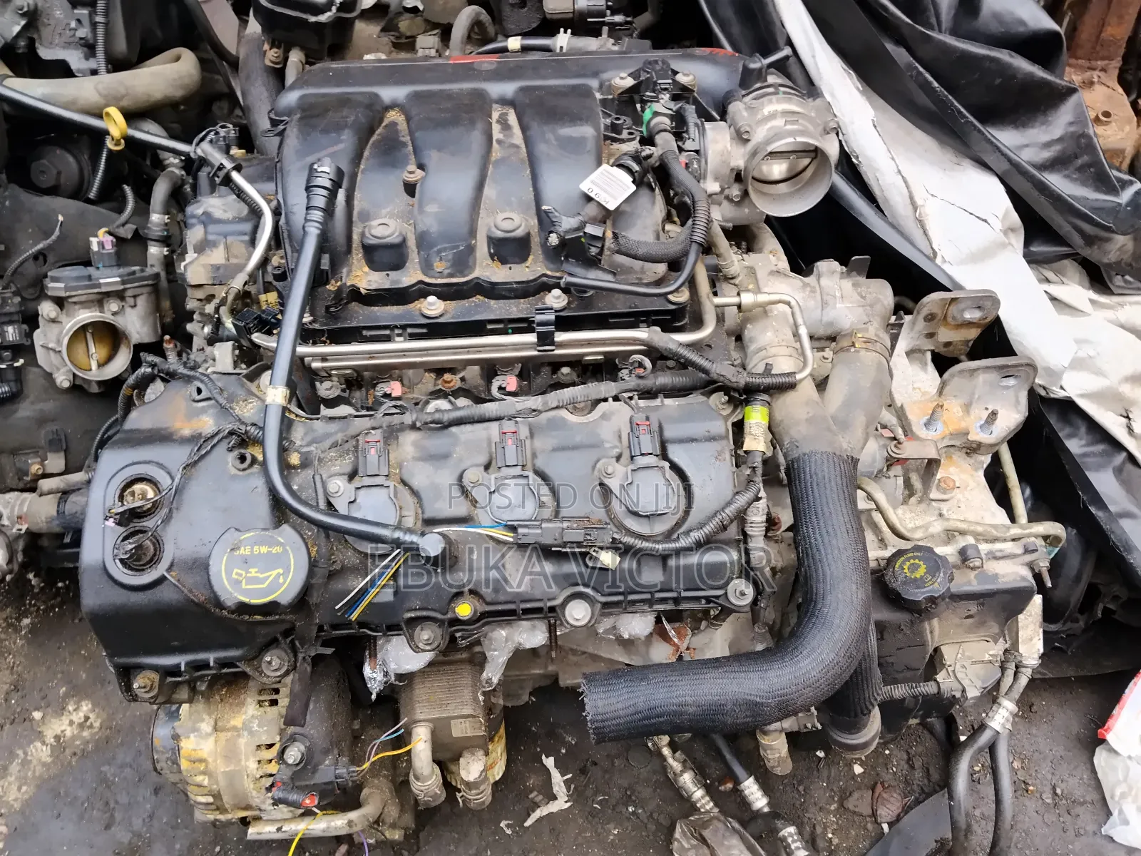 Engine and Gearbox Ford Explorer 2012-2013 With 2x4 Transmission