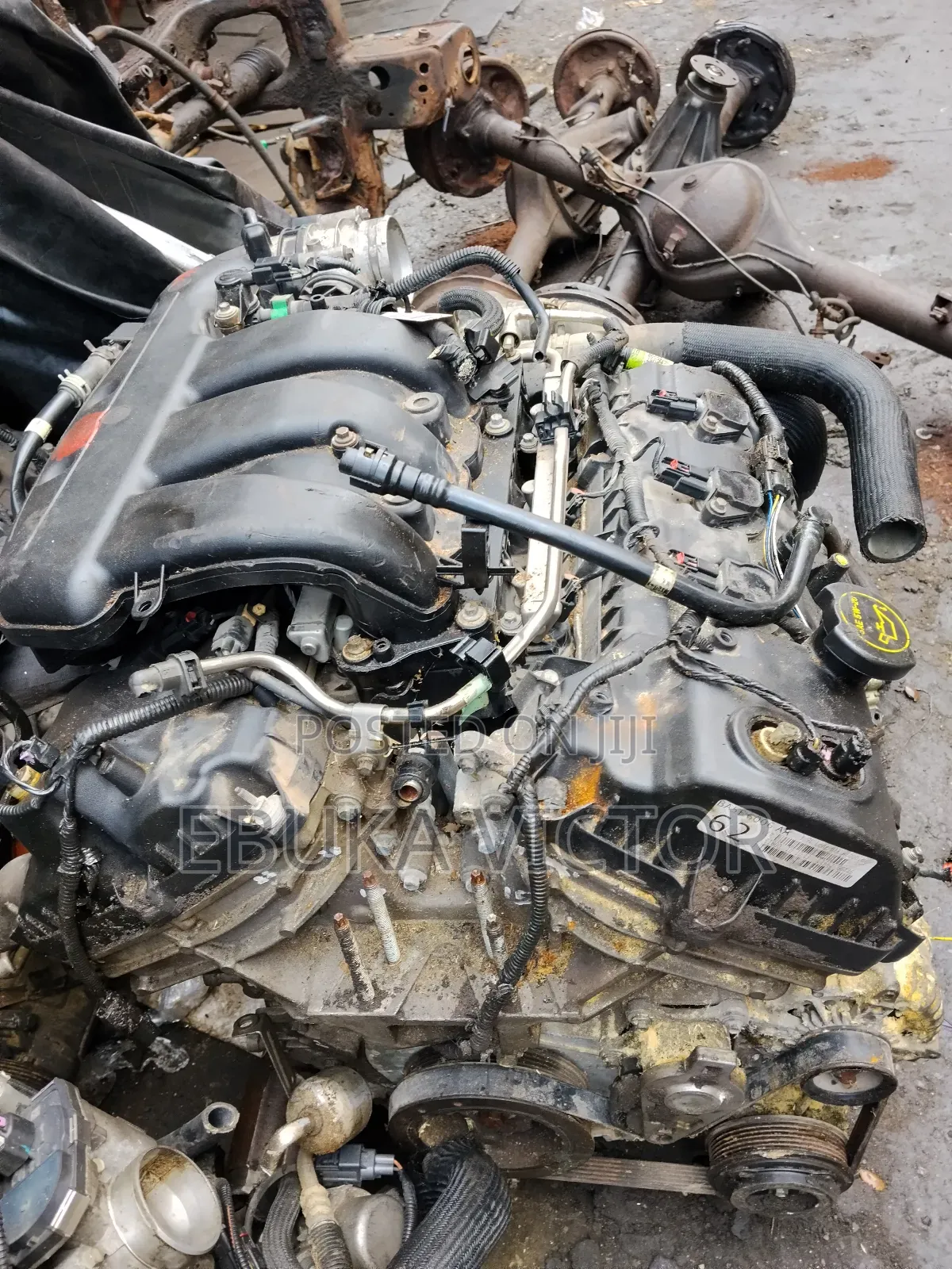 Engine and Gearbox Ford Explorer 2012-2013 With 2x4 Transmission