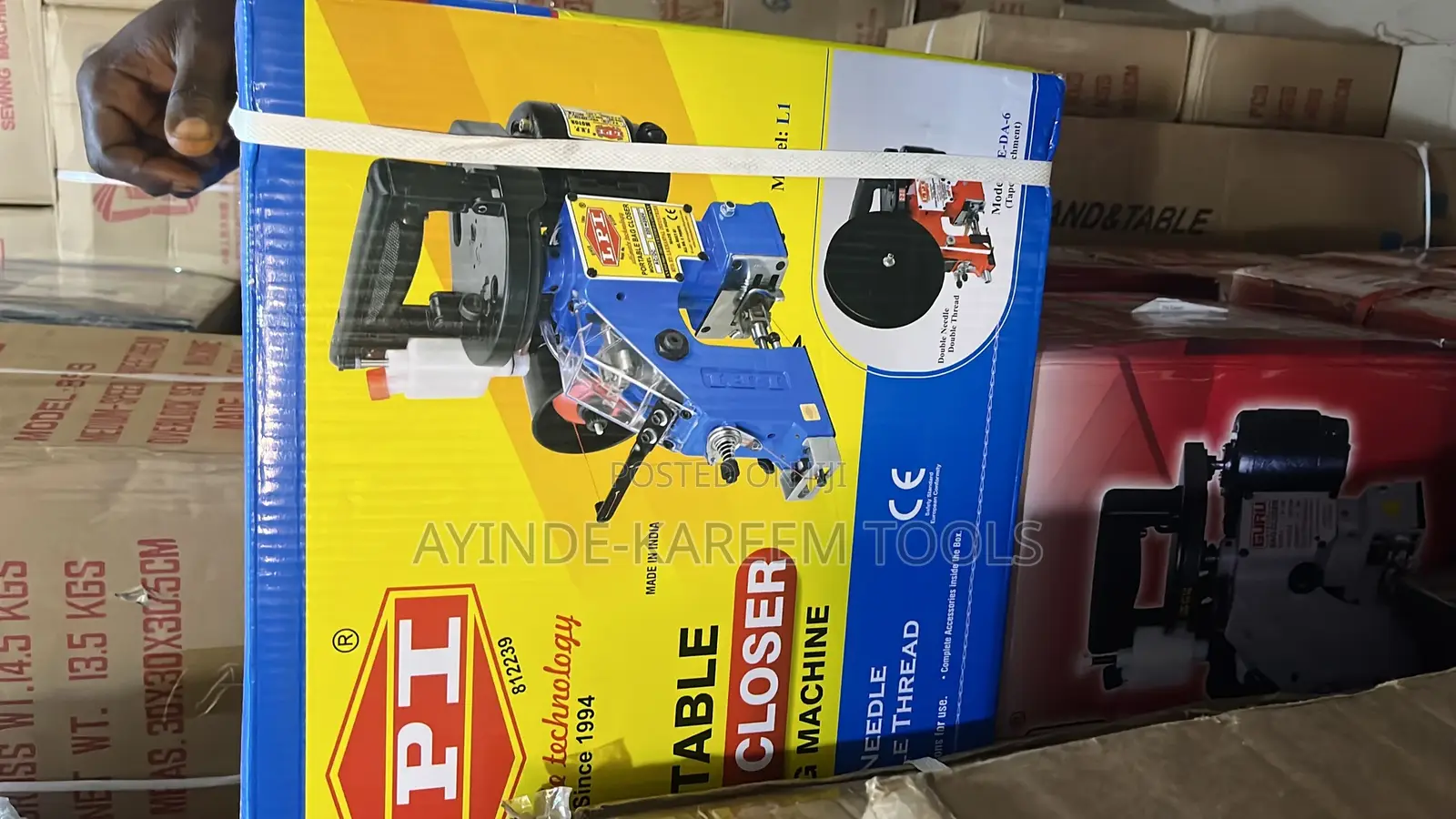 Electric Portable Bag Closer Machine
