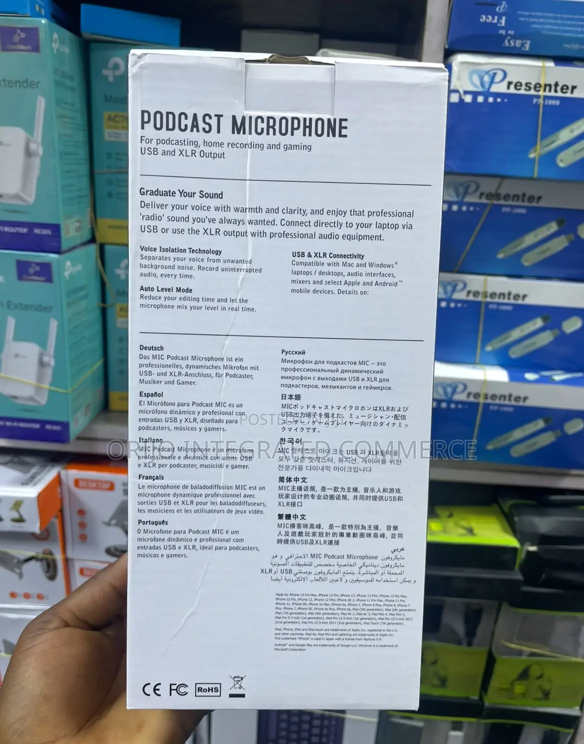 Podcast Microphone for Podcasting, Home Recording and Gaming Usb