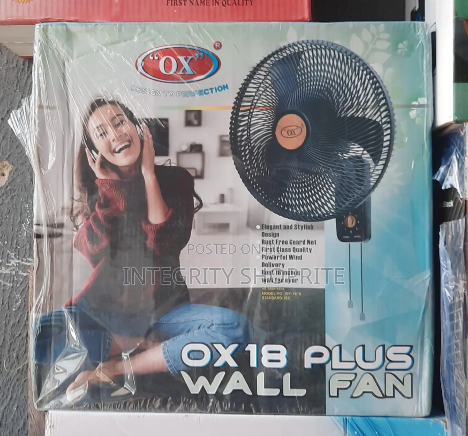 Ox Plus Wall Fan