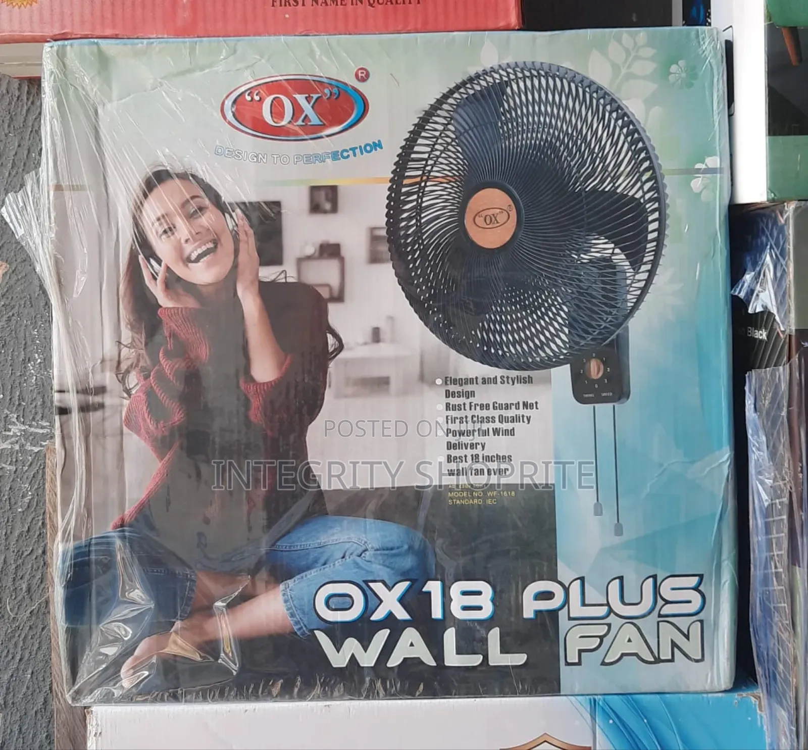 Ox Plus Wall Fan