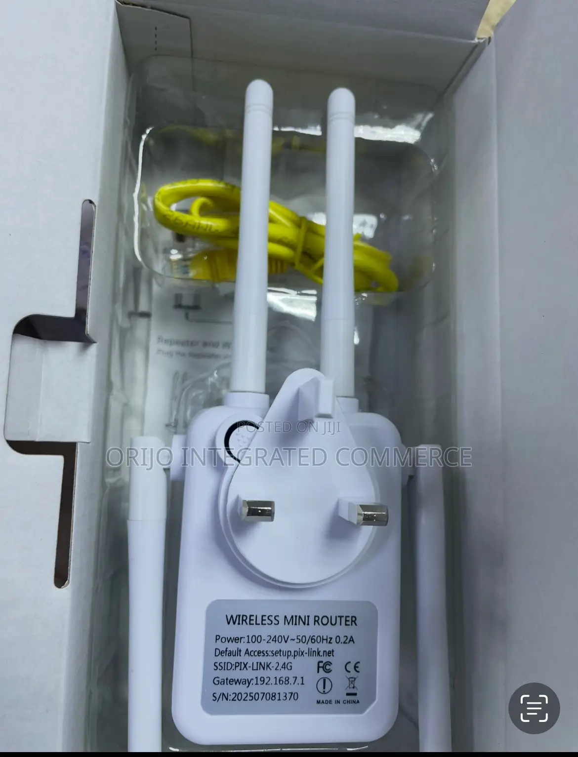 Pix-Link Wi-Fi Repeater/Router/Ap Model: Wr16q/Wr16q3
