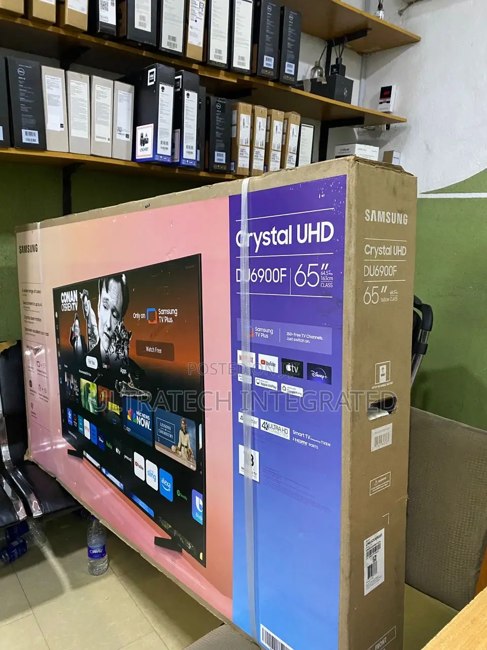 Samsung - 65” Class Du6900 Series Crystal Uhd Smart Tizen TV (2024)