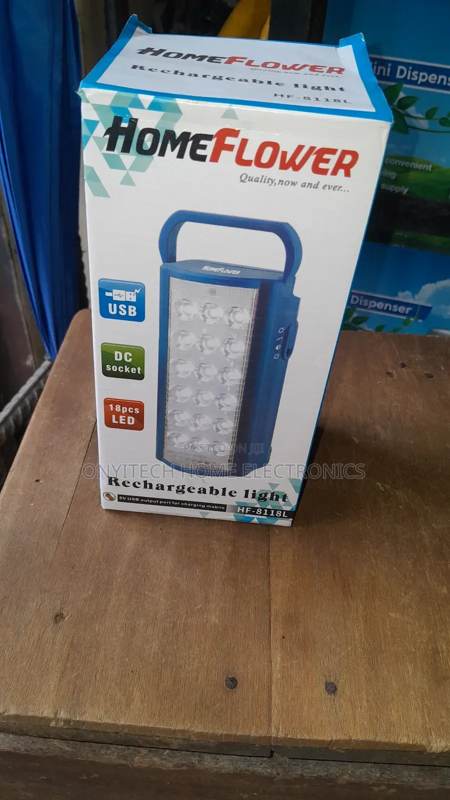 Homeflower Rechargeable Lantern (Hf-8118l)