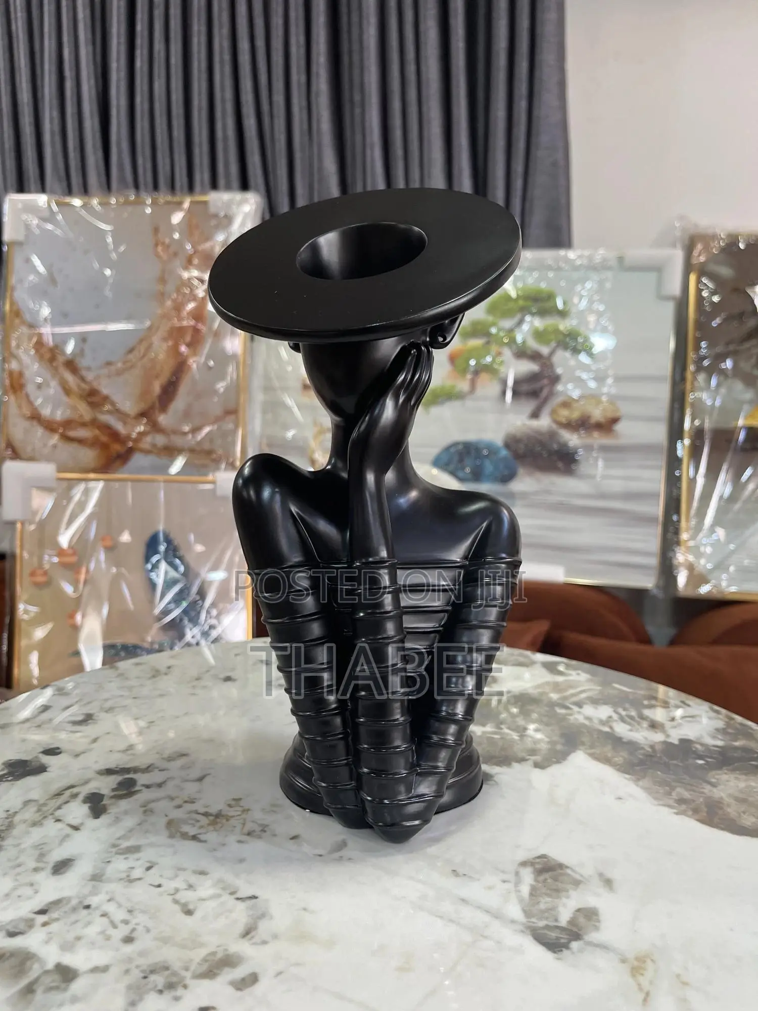Black and White Lady With Hat