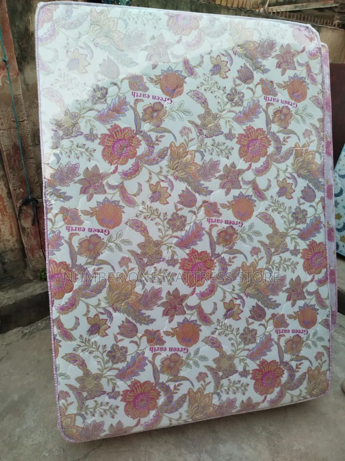 4 1⁄2 by 6ft 14inches Green Earth Mattress