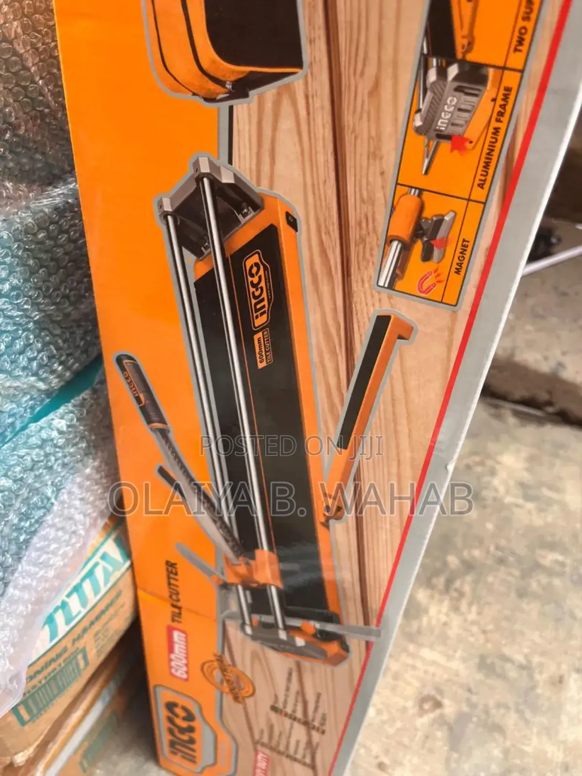 Ingco 600mm Manual Tile Cutter – Ceramic Porcelain Tiles