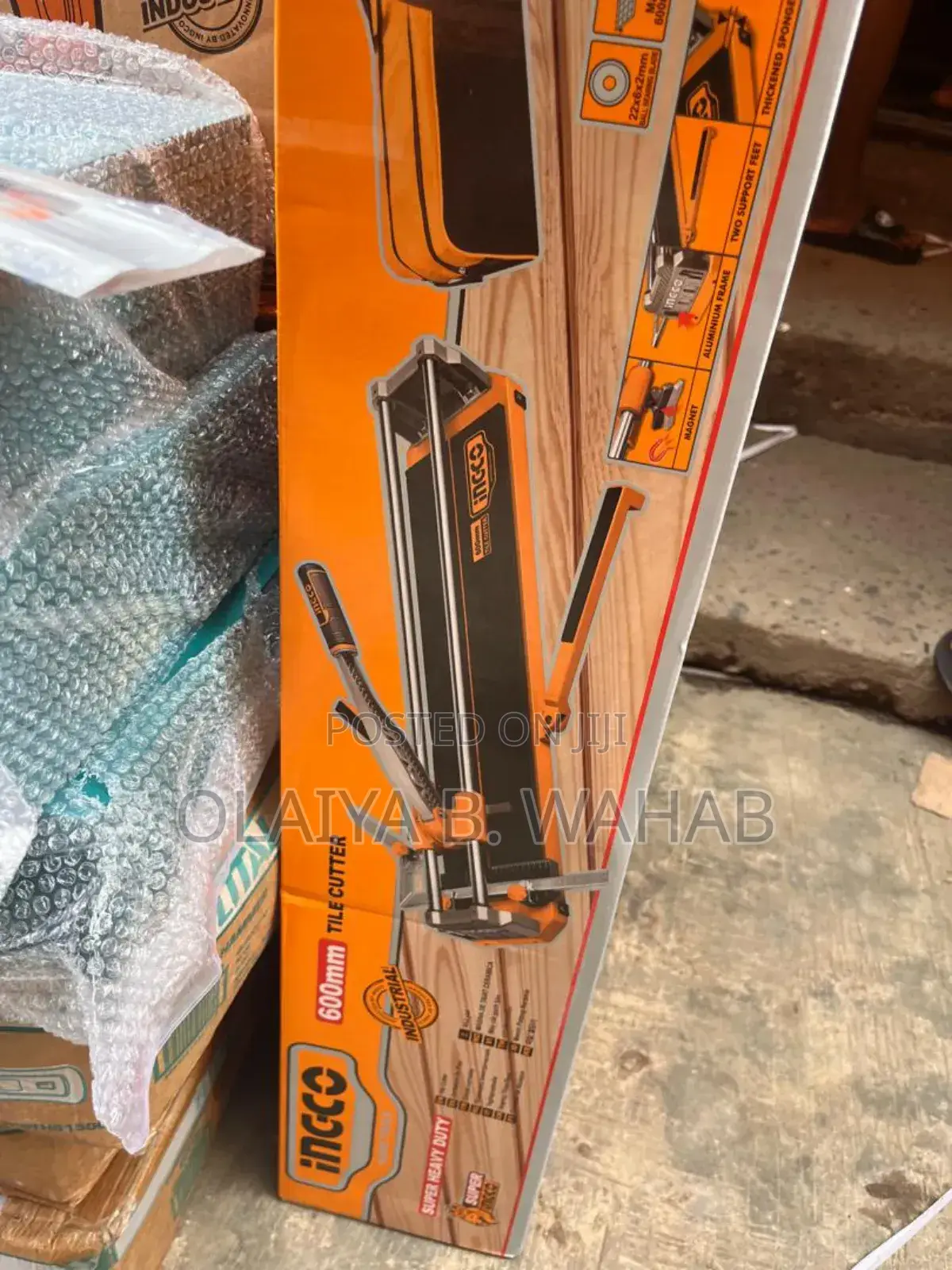 Ingco 600mm Manual Tile Cutter – Ceramic Porcelain Tiles