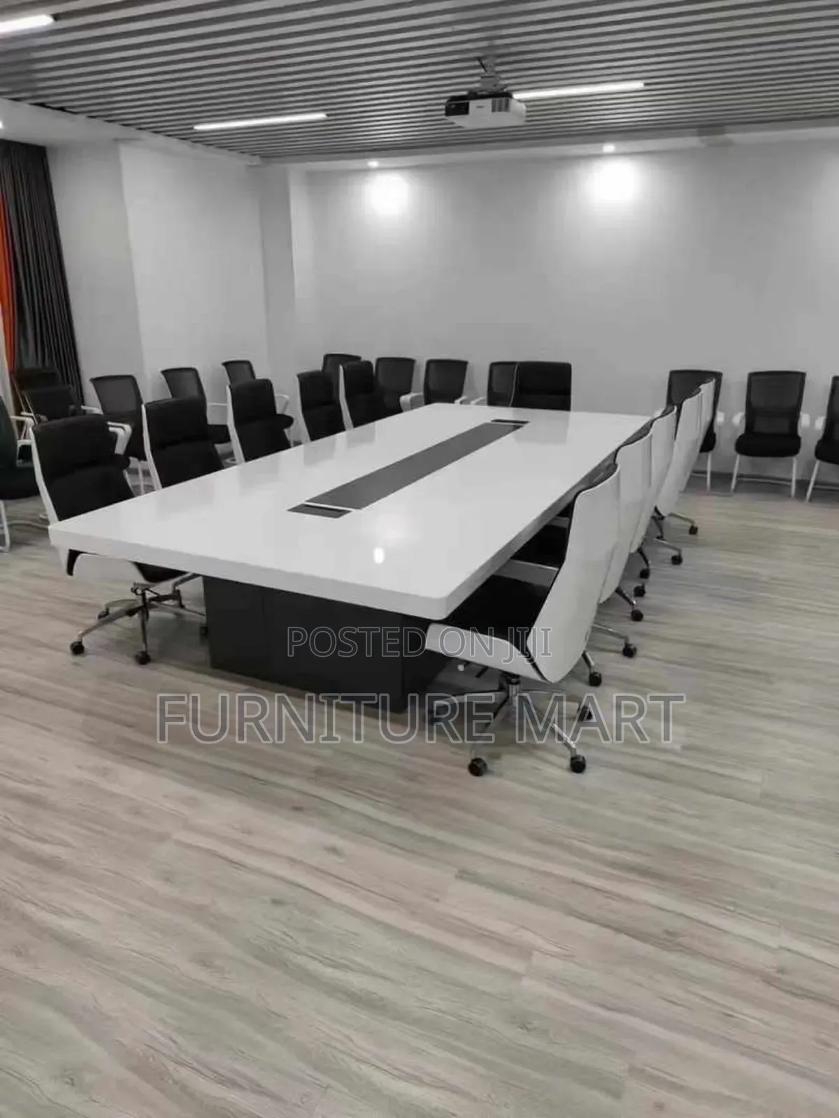 White Executive 12 Seater Conference Table