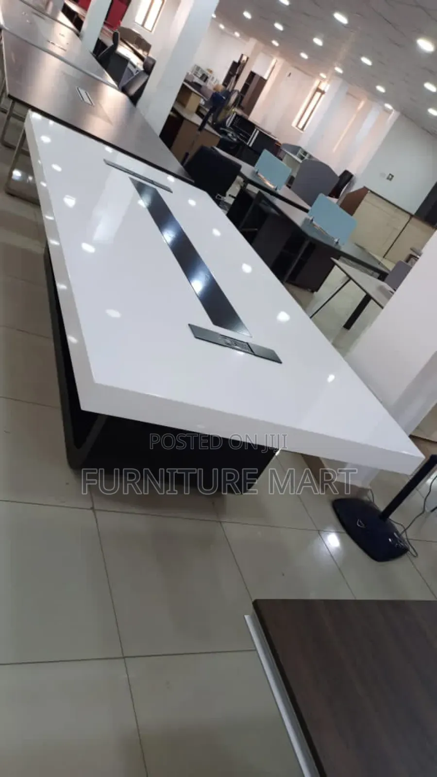White Executive 12 Seater Conference Table